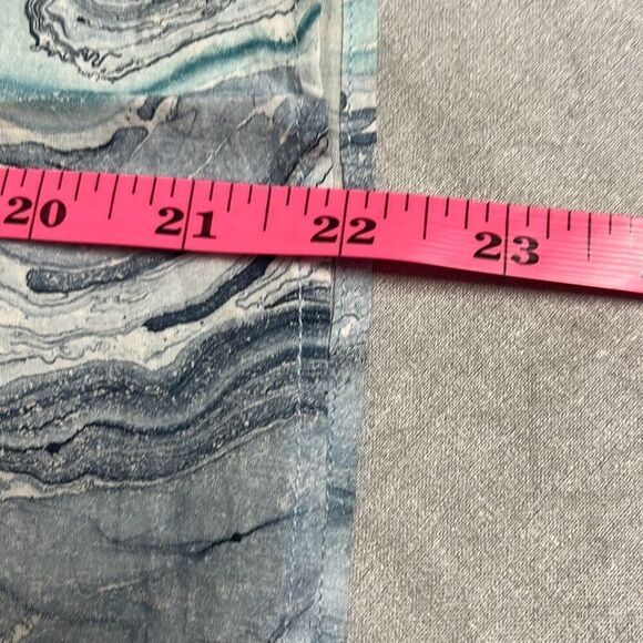 St Roche Honeycomb Top Blue Watercolor Smocked Keyhole Cotton Size Small NWT - Picture 15 of 15